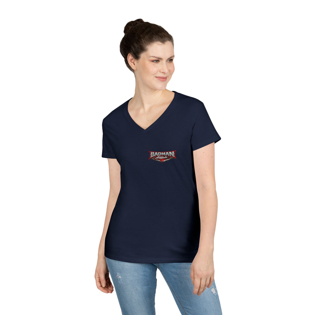 'FYI Well Bless Your Heart...She Just Called You A Dumbass' Southern Sassy Graphic Tee –  Ladies' V-Neck T-Shirt
