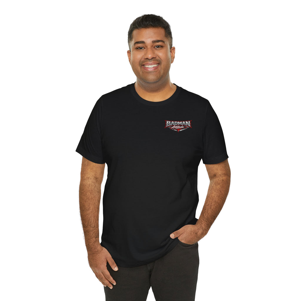WHO DARES… WINS. | Bold Statement Biker T-Shirt – Back Print Graphic Tee