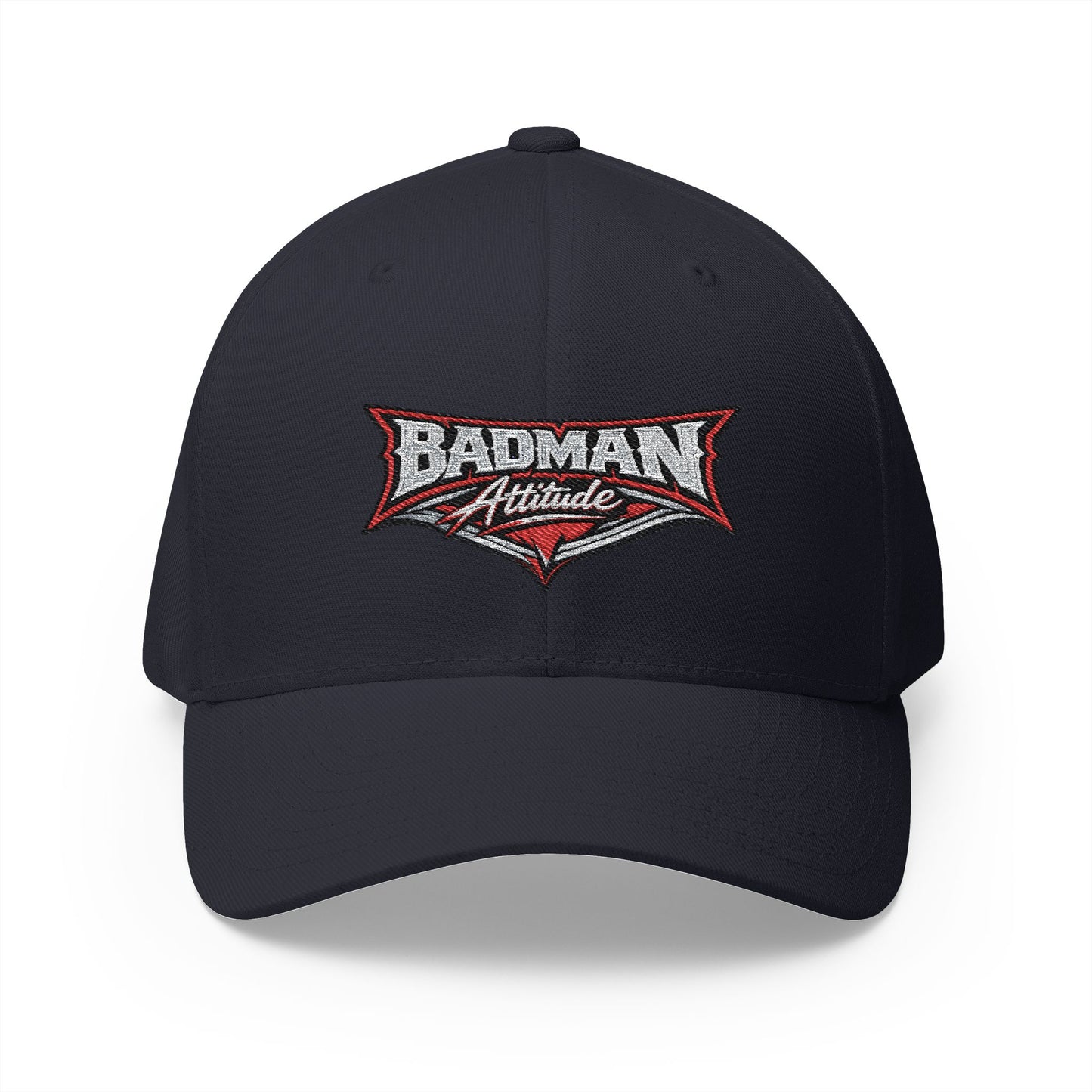 Badman Attitude Embroidered Fitted Cap