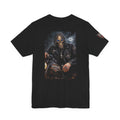 Badman Biker Skull T‑Shirt — Gothic Motorcycle Club Tee