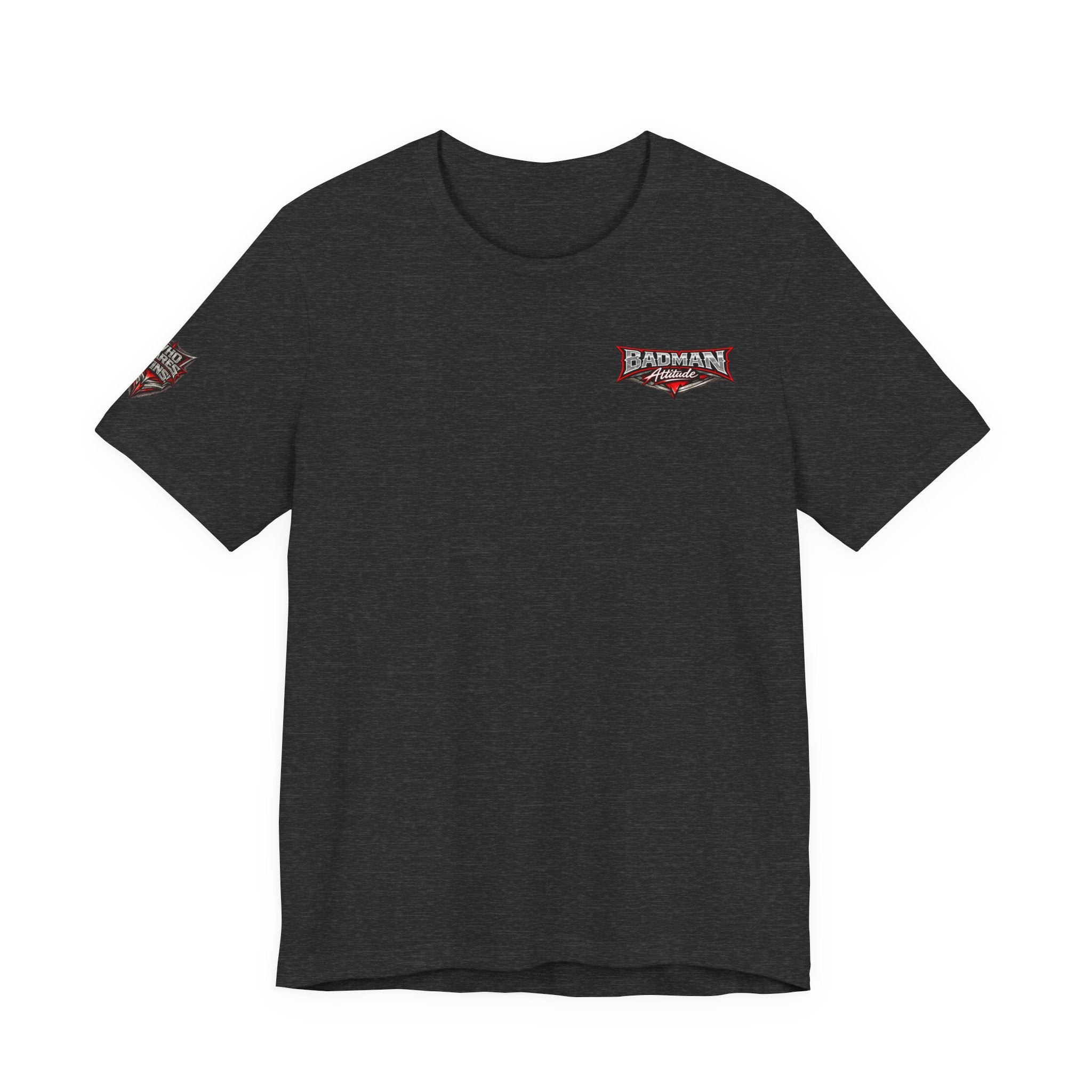 Badman Biker Skull T‑Shirt — Gothic Motorcycle Club Tee