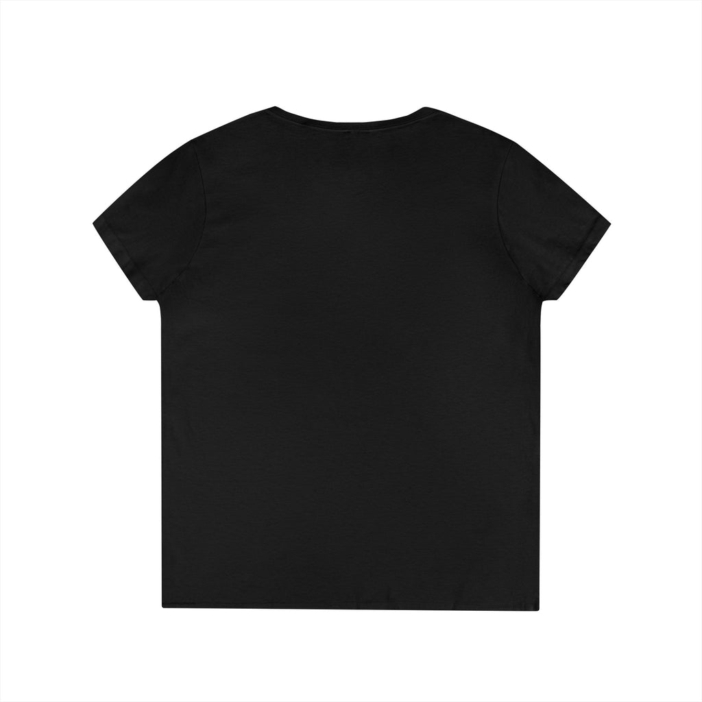 'Badman Attitude' Graphic Tee — Ladies' V-Neck T-Shirt Neon