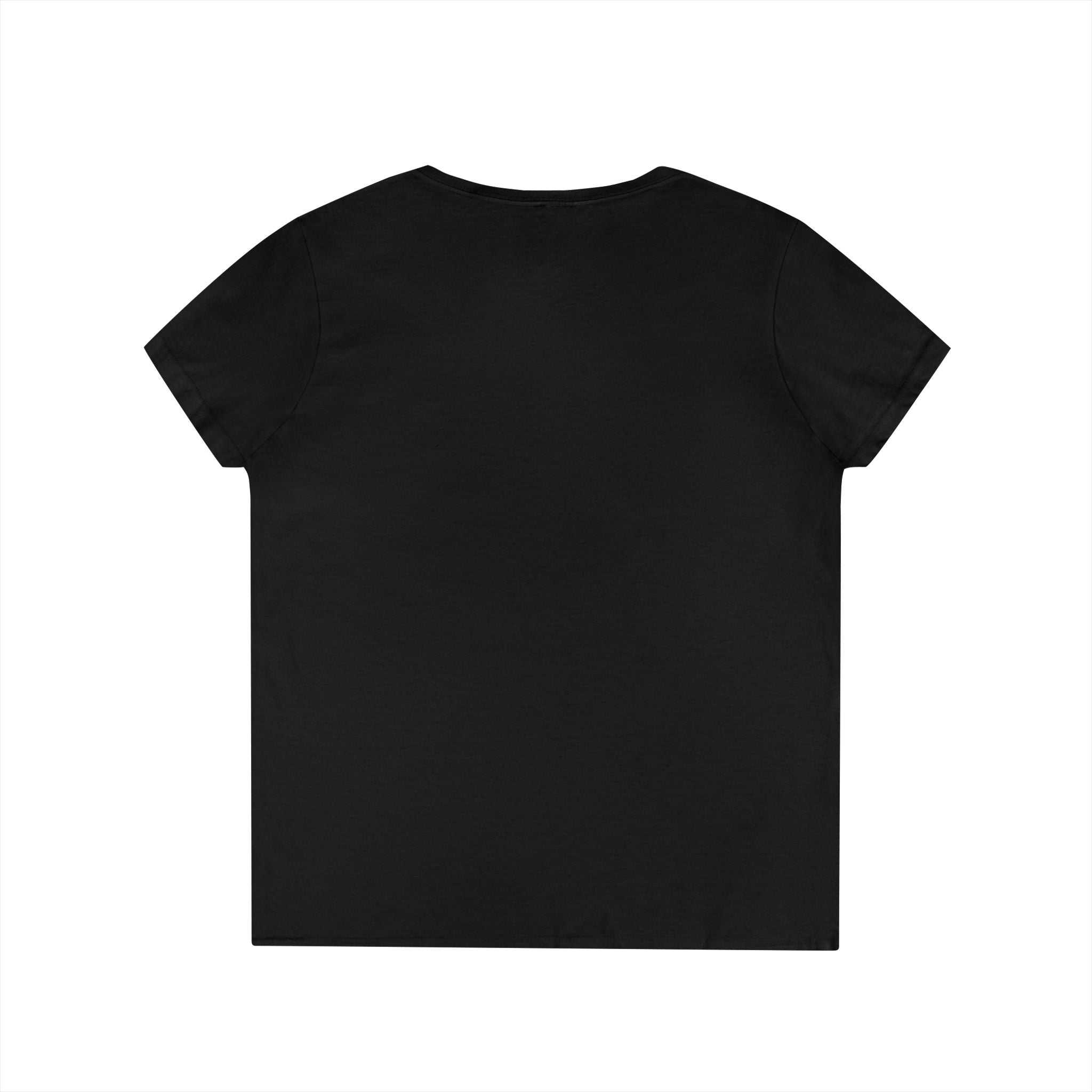 'Badman Attitude' Graphic Tee — Ladies' V-Neck T-Shirt Neon