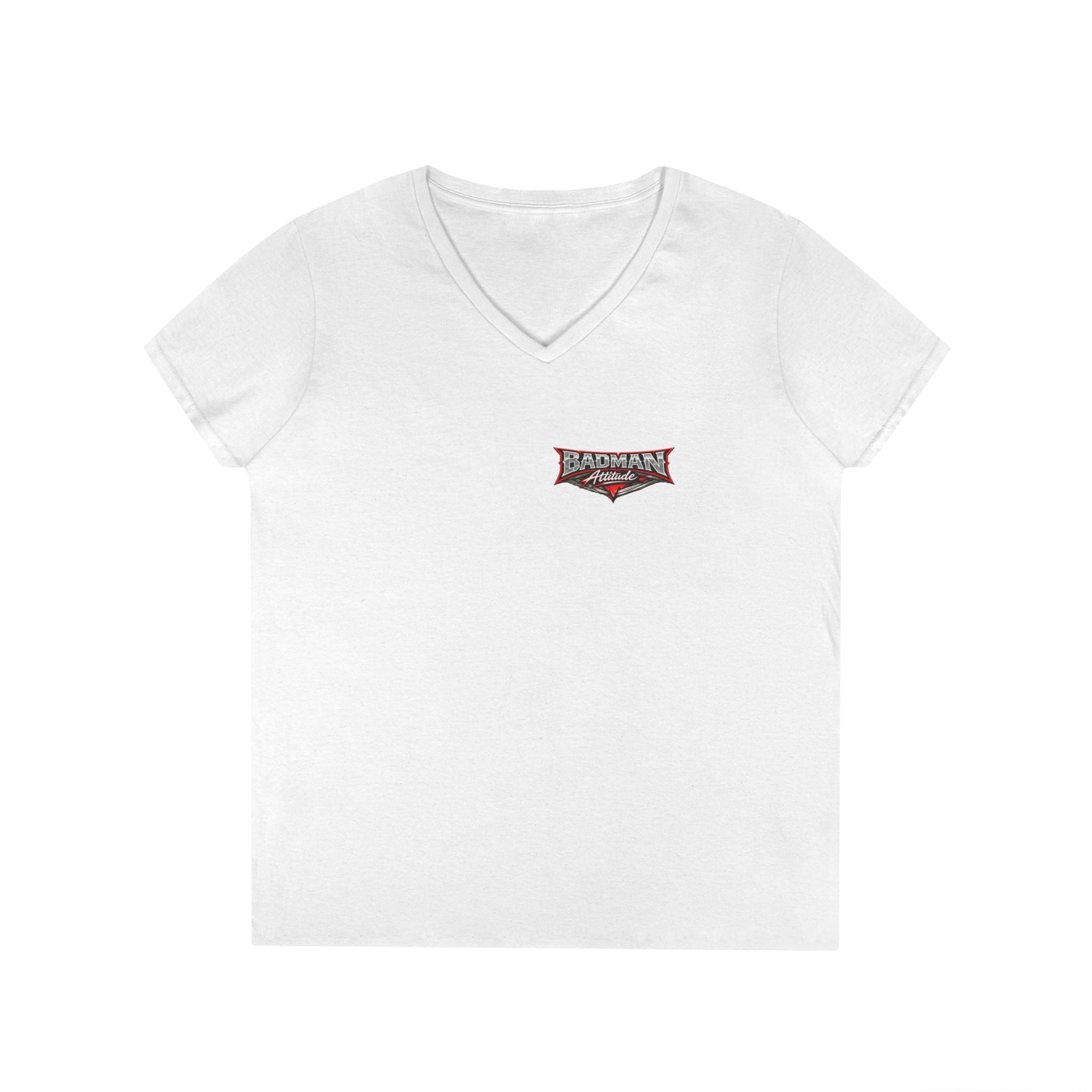 "Who Needs Roses? Give Me Red Flags" Graphic Tee — V-Neck T-Shirt