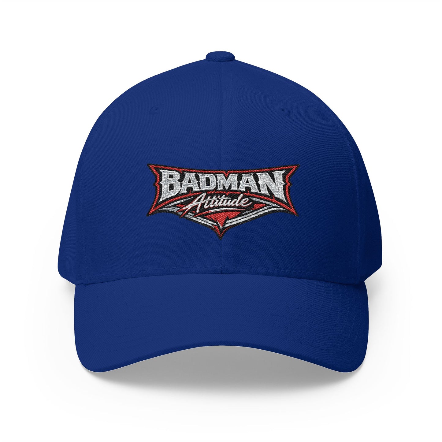 Badman Attitude Embroidered Fitted Cap