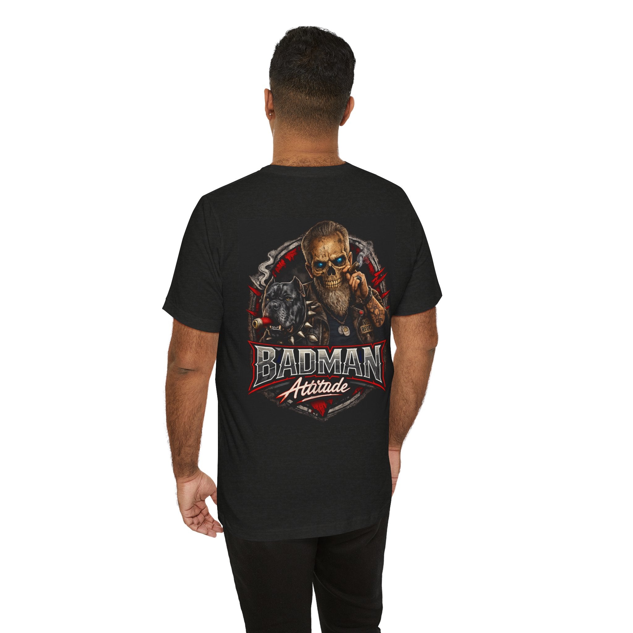BADMAN Attitude | No Regrets Back Graphic Tee