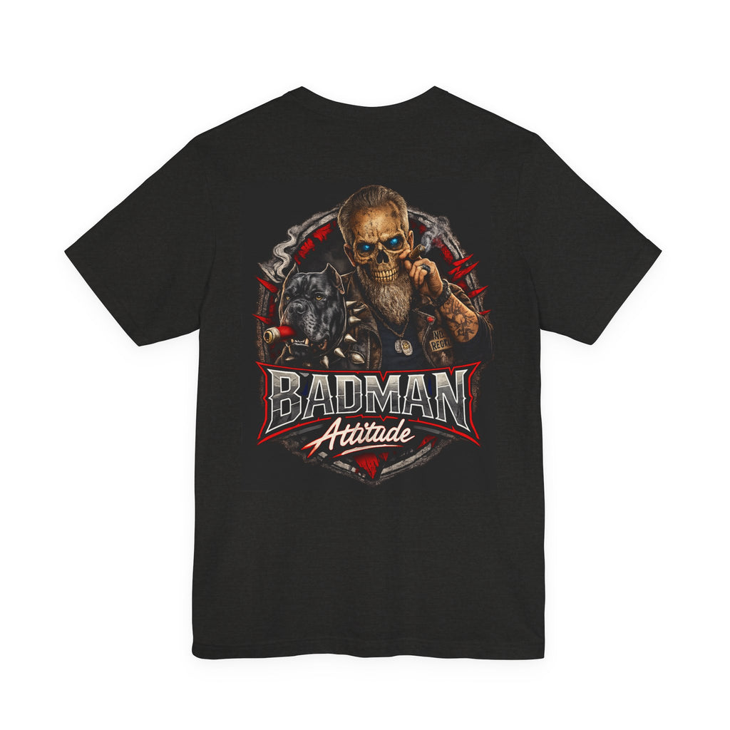 BADMAN Attitude | No Regrets Back Graphic Tee