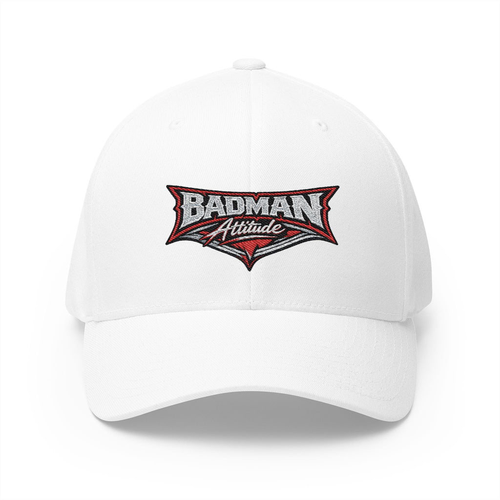 Badman Attitude Embroidered Fitted Cap
