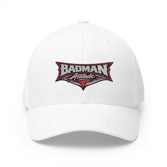 Badman Attitude Embroidered Fitted Cap