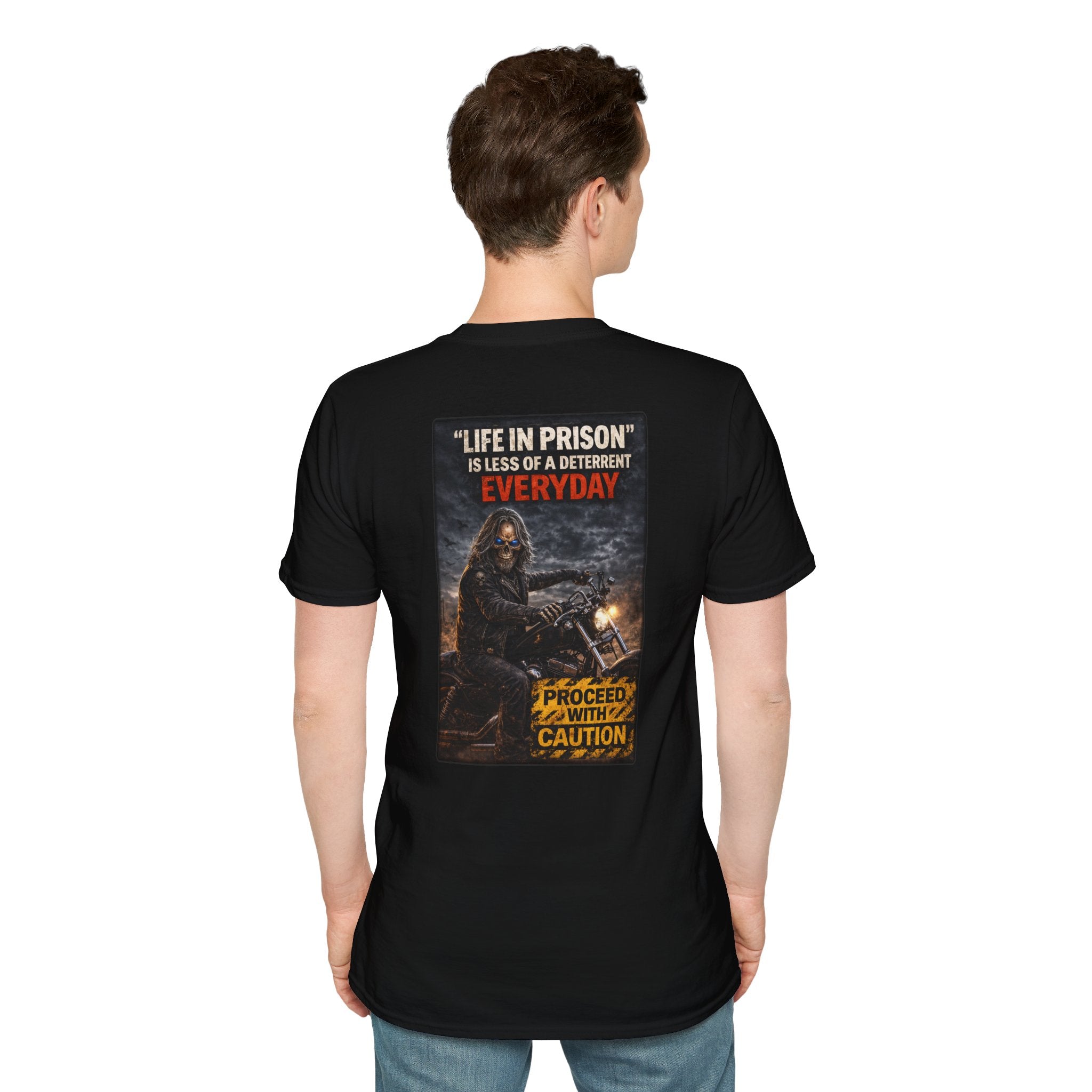 “Life in Prison Is Less of a Deterrent Everyday” Graphic Tee (Badman)