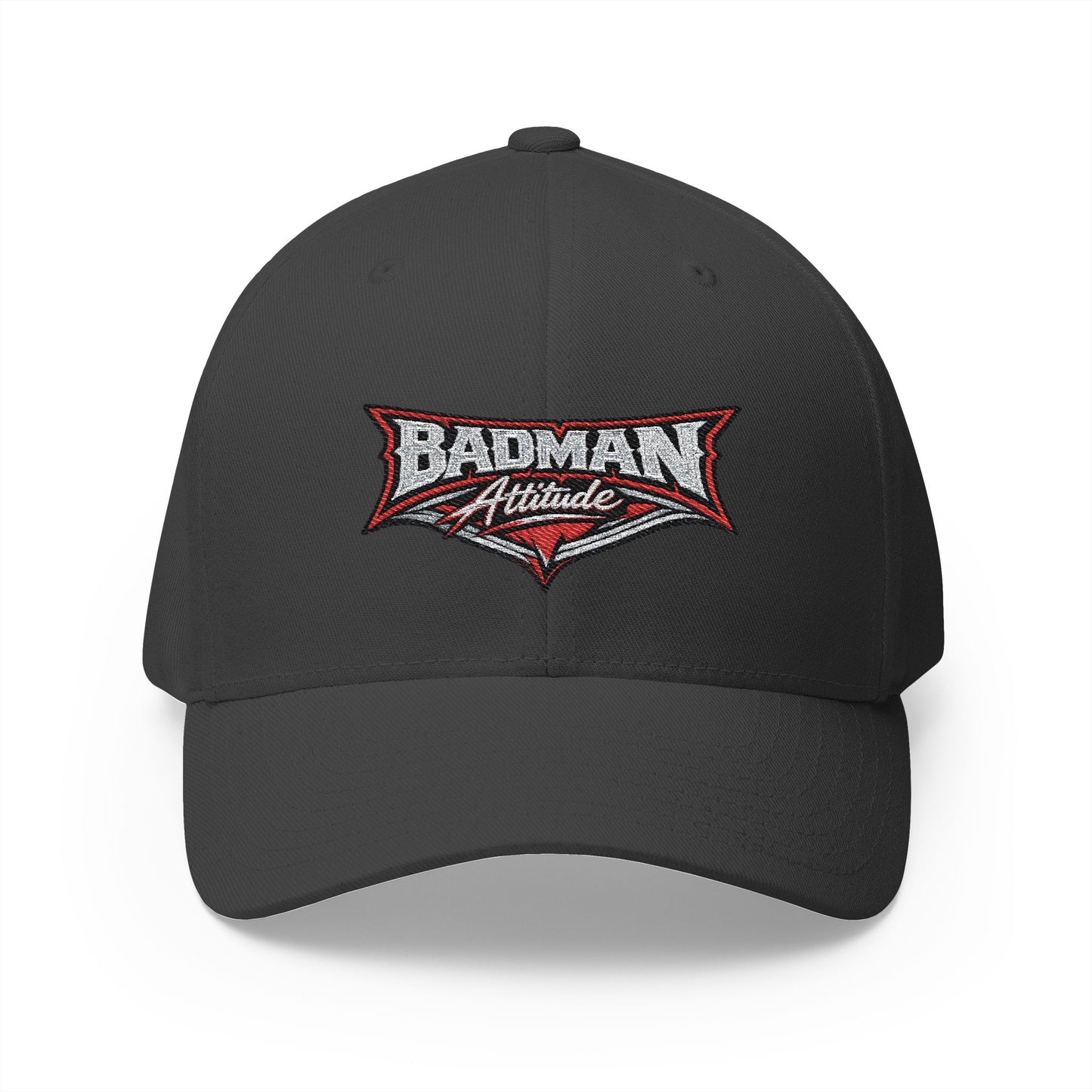 Badman Attitude Embroidered Fitted Cap