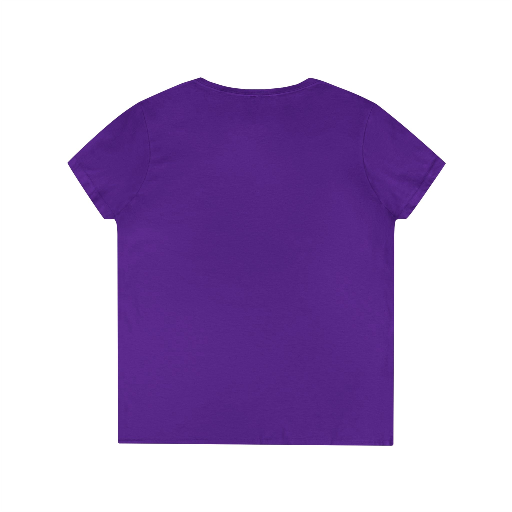 'Badman Attitude' Graphic Tee — Ladies' V-Neck T-Shirt Neon