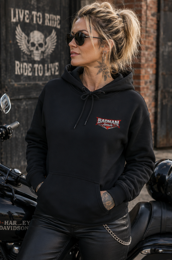 "Who Needs Roses? Give Me Red Flags Any Day" Graphic Pullover — Hoodie