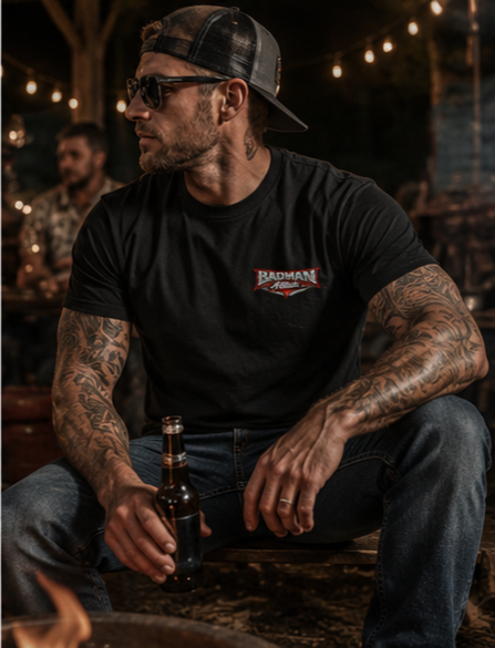 "My Wife's Vibrator" Funny Motorcycle Rider Graphic Tee
