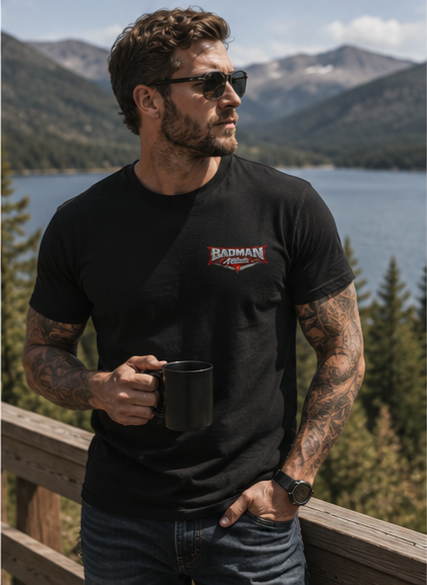 "My Wife's Vibrator" Funny Motorcycle Rider Graphic Tee