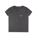 "Good Girls & Bad Men" Biker Graphic Tee Ladies' V-Neck T-Shirt