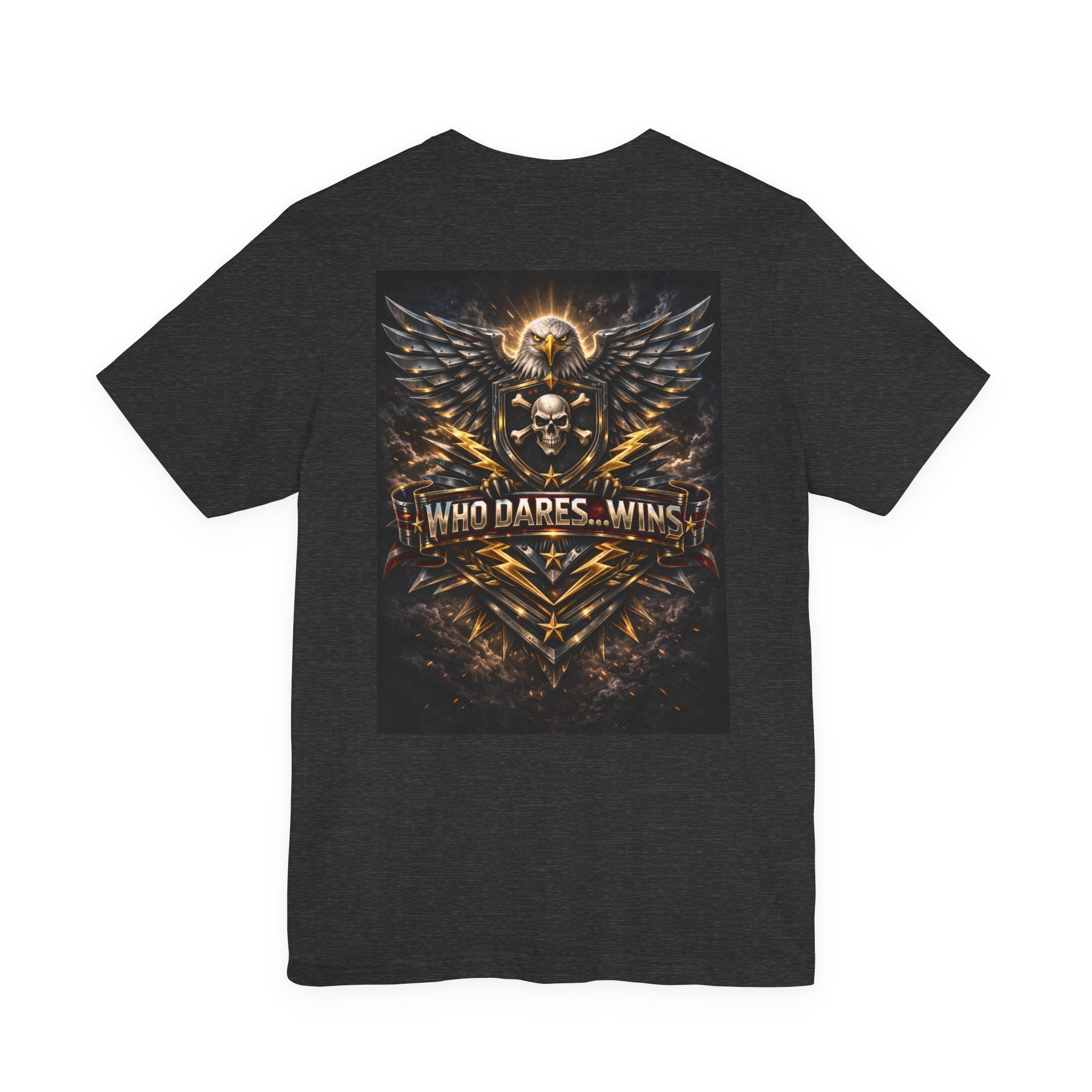 WHO DARES… WINS – Eagle Back Print Tee