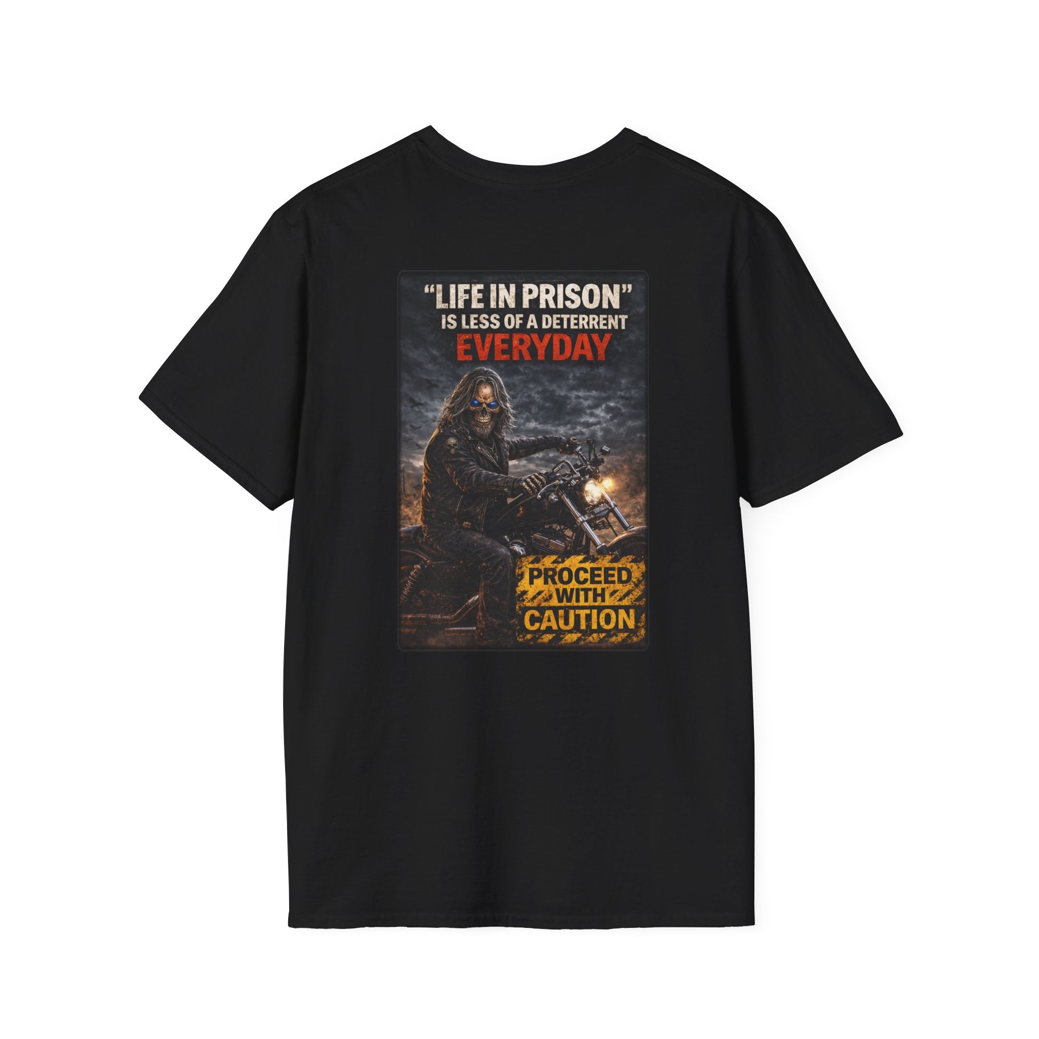 “Life in Prison Is Less of a Deterrent Everyday” Graphic Tee (Badman)