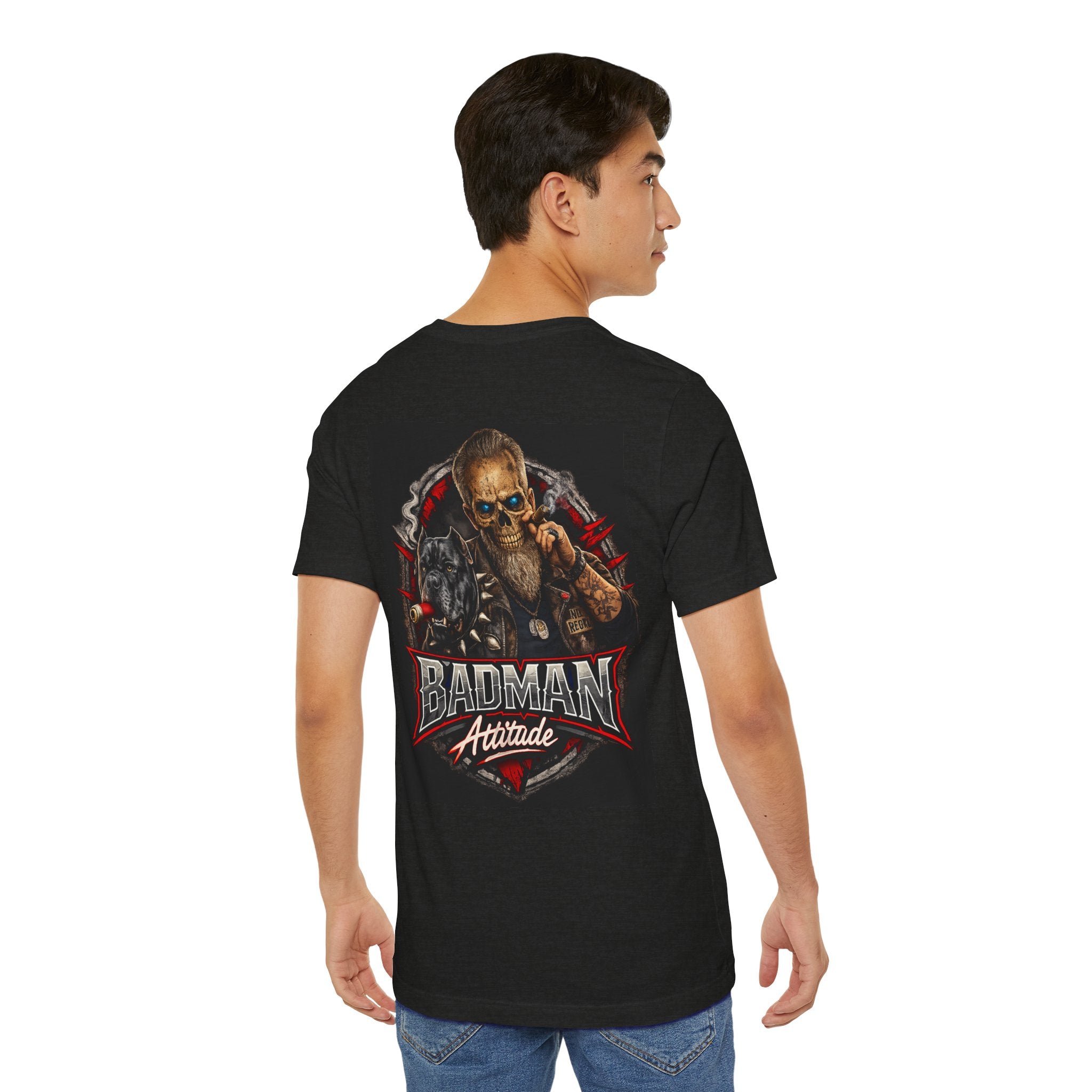 BADMAN Attitude | No Regrets Back Graphic Tee