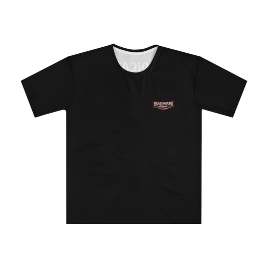 "Medicated for Your Protection, Proceed With Caution"--Skull Biohazard Graphic Tee