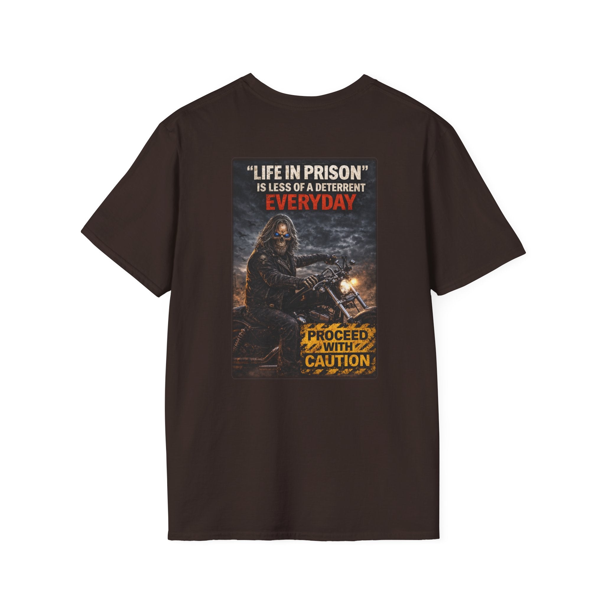 “Life in Prison Is Less of a Deterrent Everyday” Graphic Tee (Badman)